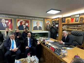 AK Parti Genel Başkan Yardımcısından MHP İl Başkanına Ziyaret