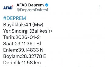 Peş peşe gelen depremler 