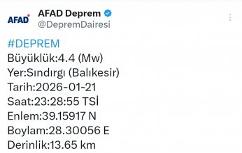 Peş peşe gelen depremler 