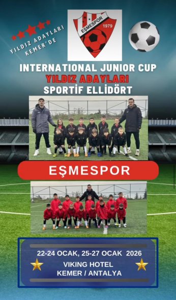 Eşmespor Uluslararası Organizasyonda Ter Dökecek 