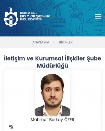 Kocaeli Büyükşehirde görev değişiklikleri 
