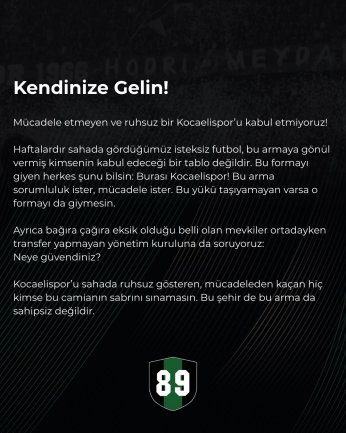 Kocaelispor'da Sabrın Taştığı An 