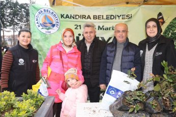 600 Fidan Ücretsiz Dağıtıldı 