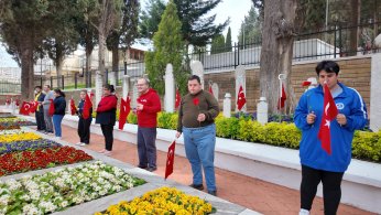 Şehitlere vefa ziyareti 