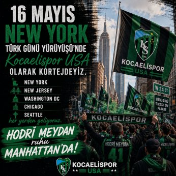 Türk Günü’nde Kocaelispor Rüzgârı Esecek