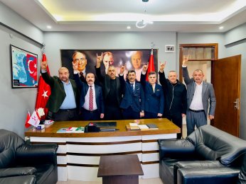 MHP Batı Yakası Başkanları, Ahmet Durak'a Destek Verdi