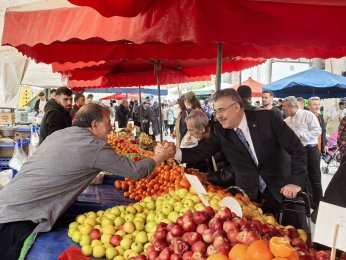 Veysel Tipioğlu’ndan Gebze’de Pazar Ziyareti