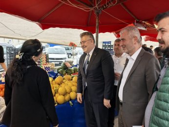 Veysel Tipioğlu’ndan Gebze’de Pazar Ziyareti