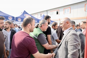 Körfez Belediyesi personeli bayramlaştı