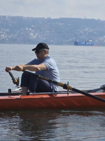 Genel Sekreter Baraçlı Kürek Çekti, Gençlere Örnek Oldu