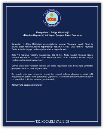 Sürücülerin Dikkatine!