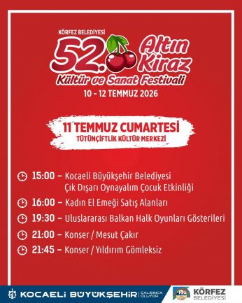 Altın Kiraz Festivali'nde Eğlence Dolu Üç Gün