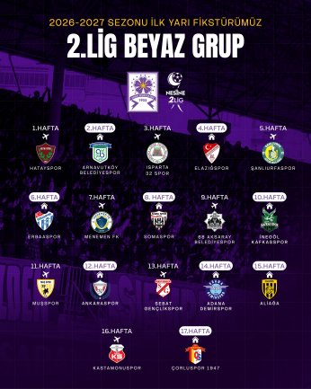 Gebzespor'un Fikstürü Belli Oldu!