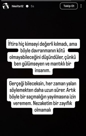 Keita'dan Dikkat Çeken Paylaşım