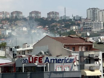 Şehir Merkezinde Korkutan Yangın 
