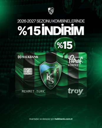 Kocaelispor Taraftarına Özel Avantaj