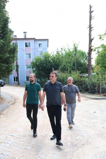 Başkan Özlü Çalışmaları Yerinde İnceledi