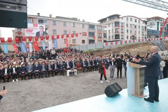Dev tesisin temelini Bakan Osman Aşkın Bak attı 