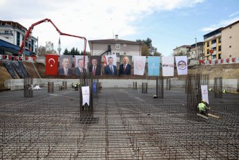 Dev tesisin temelini Bakan Osman Aşkın Bak attı 