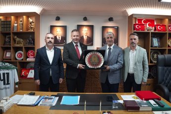 Başkan Ömeroğlu'dan Emengen'e Hayırlı Olsun Ziyareti 