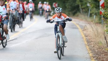 324 sporcu pedal çeviriyor