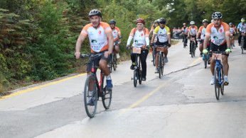 324 sporcu pedal çeviriyor