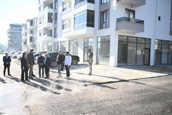 Çalışmaları yerinde inceledi 