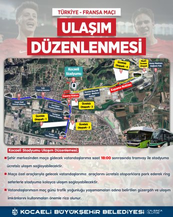 Milli Maç Öncesi Kocaeli’de Ulaşım Alarmı!