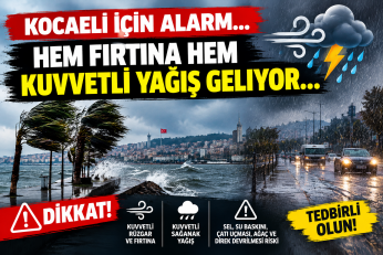 Hem Fırtına Hem Kuvvetli Yağış Geliyor