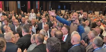 TASKK kongresinde gergin anlar