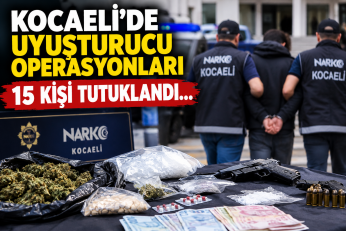 Kocaeli'de uyuşturucu operasyonları