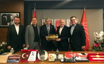 CHP İl Başkanı ve yönetimini ziyeret etti 