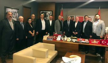 CHP İl Başkanı ve yönetimini ziyeret etti 