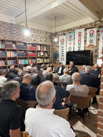 Karaosmanoğlu Konak Sohbetlerinde KİHMED'in Konuğu Oldu 
