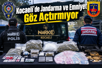 Kocaeli’de Uyuşturucu Operasyonları