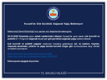 Meteoroloji’den Kritik Uyarı