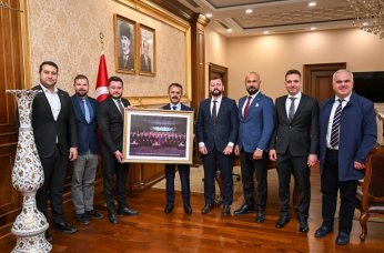 Genç Girişimcilerden Vali Aktaş'a ziyaret 