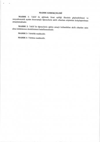 Kanun meclise geldi.Öğrencilere vergisiz telefon 