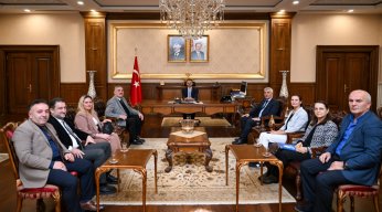 Ahmet Önal'dan Vali Aktaş'a ziyaret