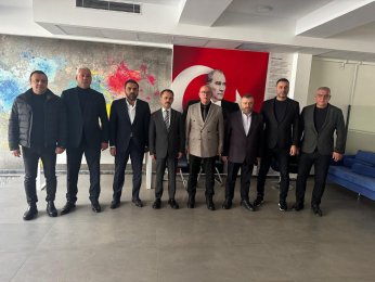 Lastik-İş Vali Aktaş'ı Konuk Etti