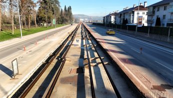 Kartepe Tramvay'ında İlk Kaynak Yapıldı 