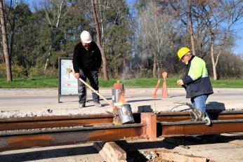 Kartepe Tramvay'ında İlk Kaynak Yapıldı 