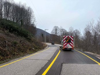 Kartepe Dağ Yolunda Trafik Güvenliği Arttırılıyor 