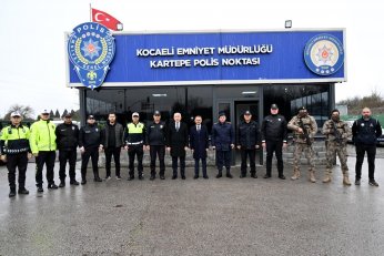 Vali Aktaş'tan Uygulama Noktalarına Yeni Yıl Ziyareti 