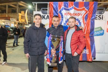 Köseköy Ateşspor Şampiyon Oldu;Sokaklar Şenlik Havasına Girdi 