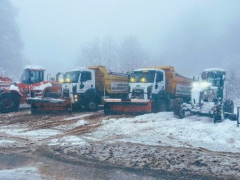 Kartepe'de Kar Mesaisi 