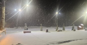 Kartepe'de Kar Yağışı Yeniden Etkisini Arttırdı 
