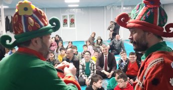 Başkan Sezer Çocukların Heyecanına Ortak Oldu
