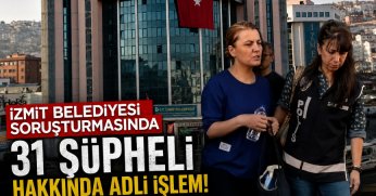 İzmit Belediyesi Soruşturmasında 31 Kişi Hakkında Adli İşlem!