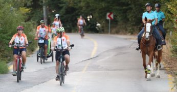 324 sporcu pedal çeviriyor